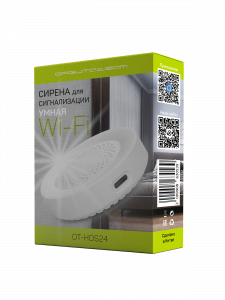 Умная сирена безопасности Wi-Fi Орбита OT-HOS24